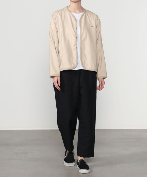 DANTON（ダントン）の「DANTON | コットンリネン イージーパンツ WOMEN（その他パンツ・レディース・ブラック/グレー系その他/アイボリー/オリーブ・36）」の5枚目の写真