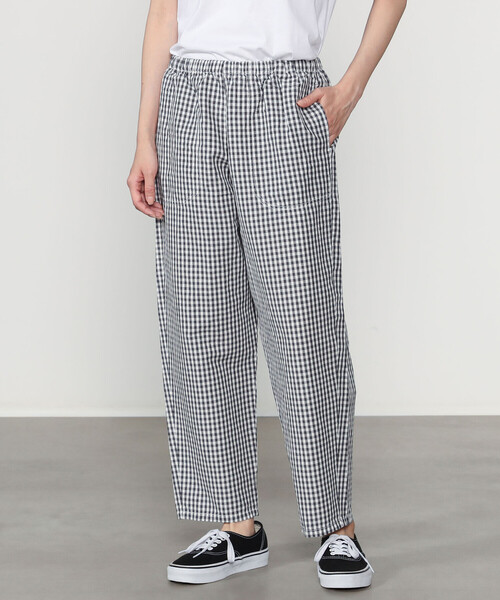 DANTON（ダントン）の「DANTON | コットンリネン イージーパンツ WOMEN（その他パンツ・レディース・ブラック/グレー系その他/アイボリー/オリーブ・36）」の3枚目の写真