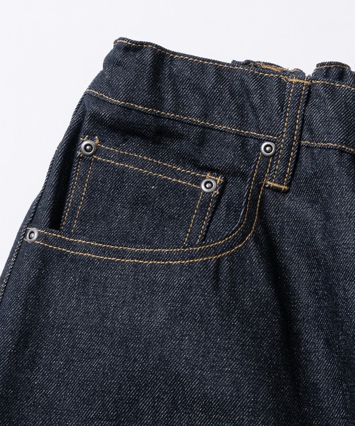 JOHN'S CLOSET(ジョンズクローゼット)の「【13】リジットデニム/ウォッシュ加工 ワイドショーツ/ジョーツ(デニムパンツ・メンズ・ネイビー/インディゴブルー/グレー/ブルー/ブラック・SMALL/MEDIUM/LARGE)」の8枚目の写真
