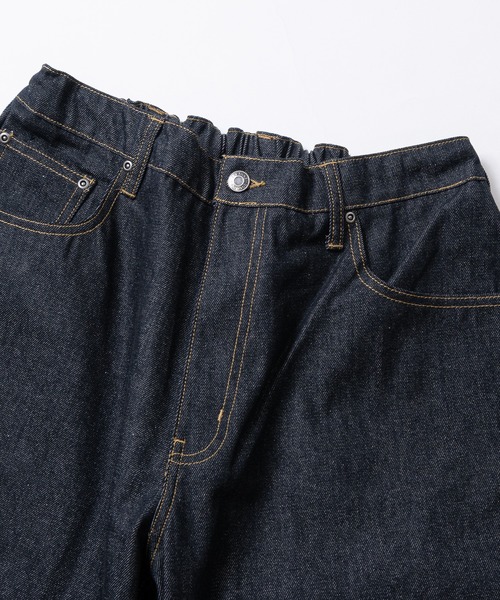 JOHN'S CLOSET(ジョンズクローゼット)の「【13】リジットデニム/ウォッシュ加工 ワイドショーツ/ジョーツ(デニムパンツ・メンズ・ネイビー/インディゴブルー/グレー/ブルー/ブラック・SMALL/MEDIUM/LARGE)」の6枚目の写真