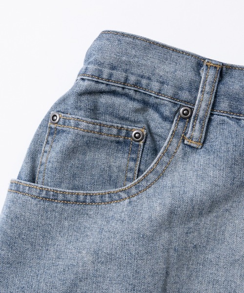 JOHN'S CLOSET(ジョンズクローゼット)の「【13】リジットデニム/ウォッシュ加工 ワイドショーツ/ジョーツ(デニムパンツ・メンズ・ネイビー/インディゴブルー/グレー/ブルー/ブラック・SMALL/MEDIUM/LARGE)」の17枚目の写真