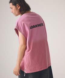 ADAMPATEK/basic logo aging sleeveless/ノースリーブカットソー