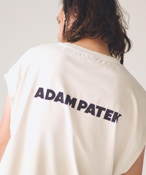 ADAM PATEK（アダムパテック）の「ADAMPATEK/basic logo aging sleeveless/ノースリーブカットソー（Tシャツ/カットソー・メンズ・ホワイト/グリーン/ピンク/ブラック・1/2）」の20枚目の写真