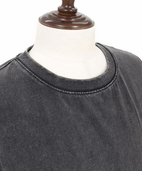 ADAM PATEK（アダムパテック）の「ADAMPATEK/basic logo aging sleeveless/ノースリーブカットソー（Tシャツ/カットソー・メンズ・ホワイト/グリーン/ピンク/ブラック・1/2）」の14枚目の写真