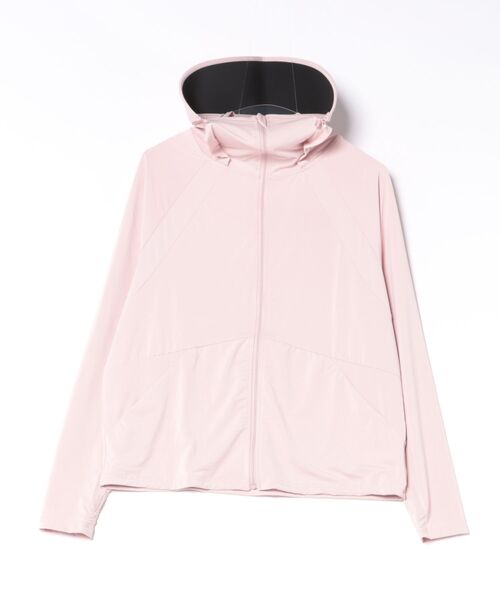 aimoha(アイモハ)の「UVカット 接触冷感 フェイスカバー付き フード付きジップパーカー (LV)(パーカー・レディース・ピンク/ホワイト/ライトグレー・LARGE/MEDIUM)」の21枚目の写真