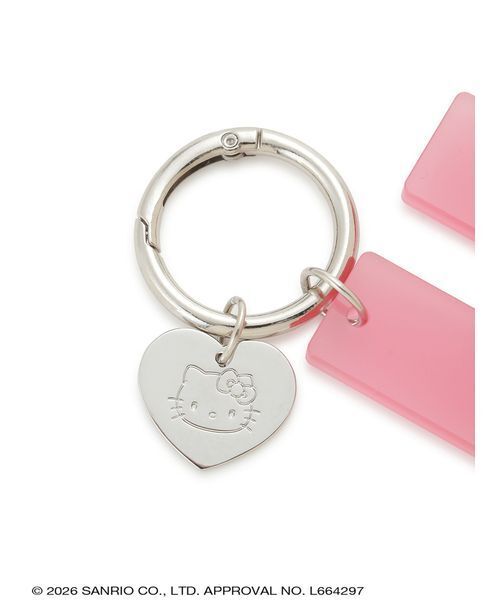 sanrio house(サンリオハウス)の「ハローキティイニシャルチャーム【H】(キーケース/キーアクセサリー・レディース・ホワイト/ライトブルー/ライトピンク/ブラック・F)」の9枚目の写真