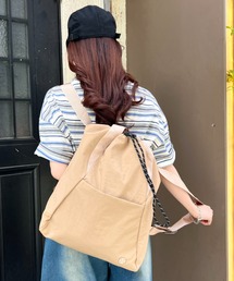 wears（ウェアーズ）の「【A4収納可】2wayドローストリングナイロンバックパック トートバッグ（バックパック/リュック）」
