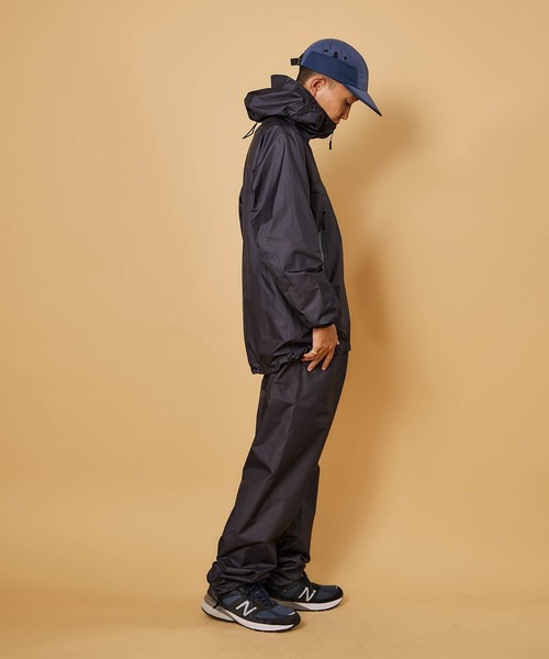 TRAIL BUM(トレイルバム)の「WALKER SHELL JACKET/ ウォーカーシェル ジャケット(ナイロンジャケット・メンズ・ブラック系/イエロー系/ネイビー系/ブルーグリーン/イエロー系その他2・LARGE/MEDIUM/SMALL/X-LARGE)」の12枚目の写真