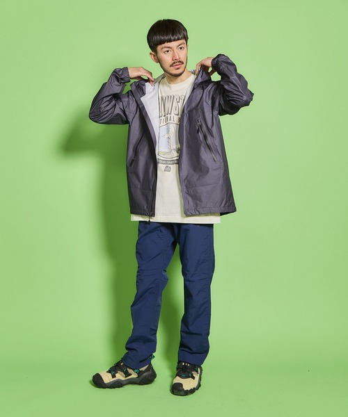TRAIL BUM(トレイルバム)の「WALKER SHELL JACKET/ ウォーカーシェル ジャケット(ナイロンジャケット・メンズ・ブラック系/イエロー系/ネイビー系/ブルーグリーン/イエロー系その他2・LARGE/MEDIUM/SMALL/X-LARGE)」の19枚目の写真