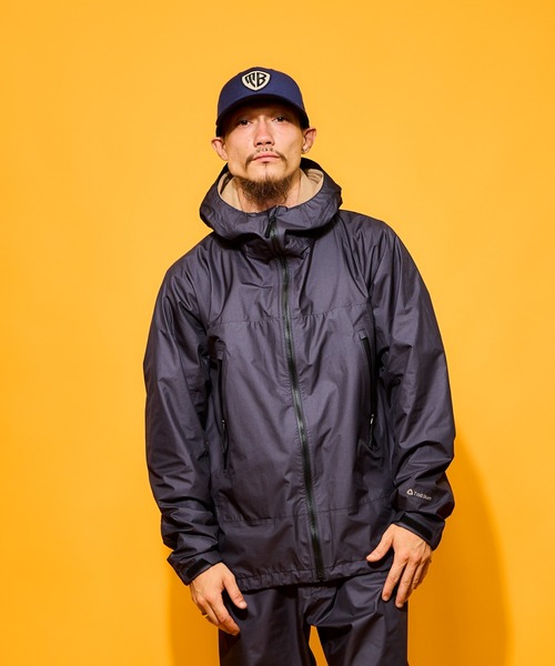 TRAIL BUM(トレイルバム)の「WALKER SHELL JACKET/ ウォーカーシェル ジャケット(ナイロンジャケット・メンズ・ブラック系/イエロー系/ネイビー系/ブルーグリーン/イエロー系その他2・LARGE/MEDIUM/SMALL/X-LARGE)」の6枚目の写真