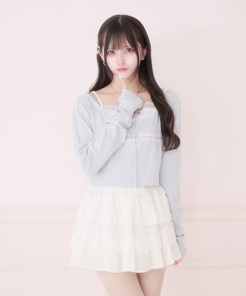 Pal elfy(パルエルフィー)の「バレエコアアンサンブルトップス(アンサンブル・レディース・ピンク/ブルー系その他/ブラック・フリー)」の15枚目の写真