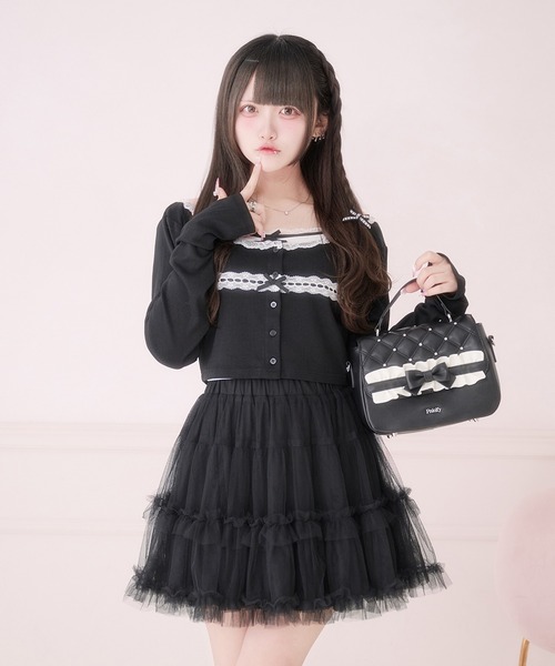 Pal elfy(パルエルフィー)の「バレエコアアンサンブルトップス(アンサンブル・レディース・ピンク/ブルー系その他/ブラック・フリー)」の8枚目の写真