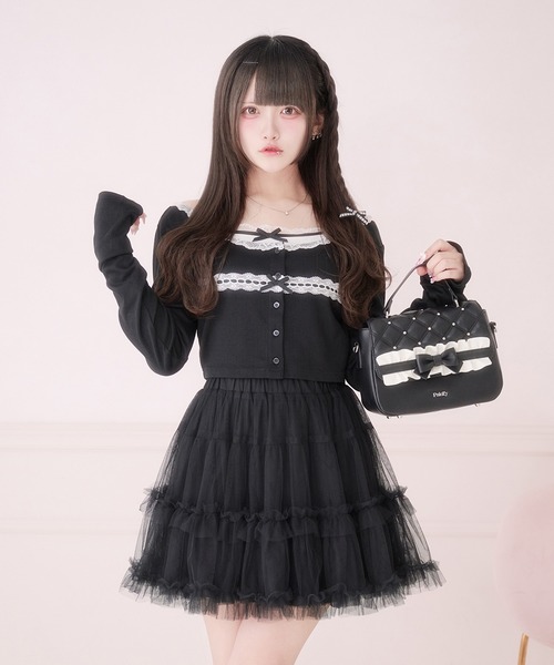 Pal elfy(パルエルフィー)の「バレエコアアンサンブルトップス(アンサンブル・レディース・ピンク/ブルー系その他/ブラック・フリー)」の9枚目の写真