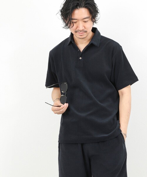 NOLLEY’S（ノーリーズ）の「《セットアップ対応》パイルポロシャツ 26SS（ポロシャツ・メンズ・ネイビー/ブルー/グレー・S/M/L/XL）」の22枚目の写真