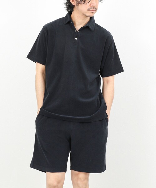 NOLLEY’S（ノーリーズ）の「《セットアップ対応》パイルポロシャツ 26SS（ポロシャツ・メンズ・ネイビー/ブルー/グレー・S/M/L/XL）」の21枚目の写真