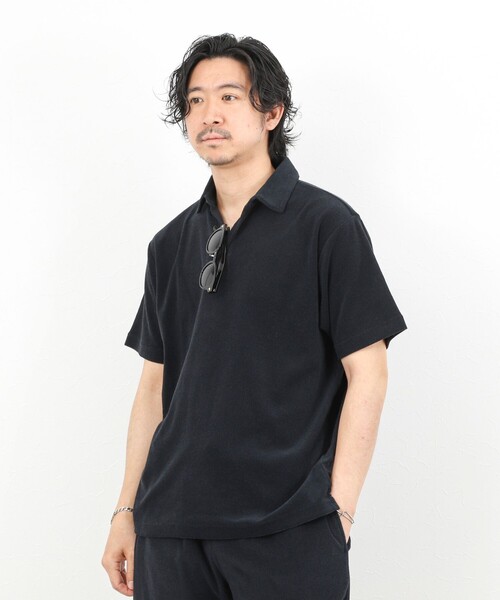 NOLLEY’S（ノーリーズ）の「《セットアップ対応》パイルポロシャツ 26SS（ポロシャツ・メンズ・ネイビー/ブルー/グレー・S/M/L/XL）」の20枚目の写真