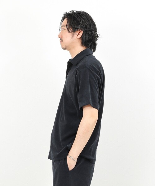 NOLLEY’S（ノーリーズ）の「《セットアップ対応》パイルポロシャツ 26SS（ポロシャツ・メンズ・ネイビー/ブルー/グレー・S/M/L/XL）」の15枚目の写真