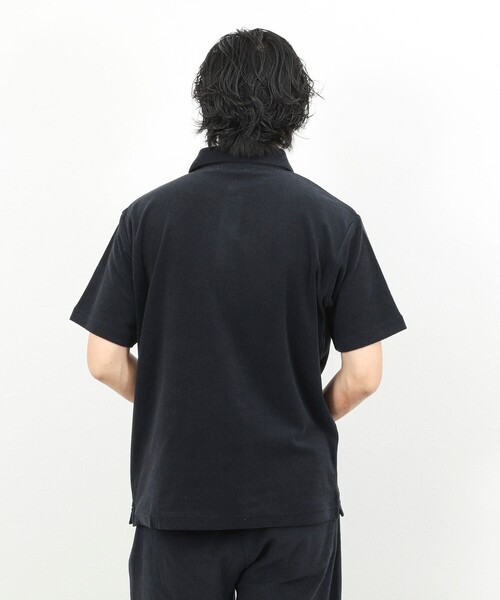 NOLLEY’S（ノーリーズ）の「《セットアップ対応》パイルポロシャツ 26SS（ポロシャツ・メンズ・ネイビー/ブルー/グレー・S/M/L/XL）」の14枚目の写真