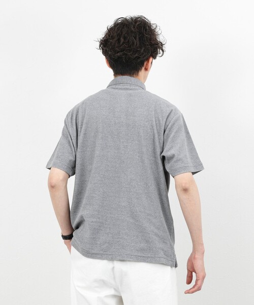 NOLLEY’S（ノーリーズ）の「《セットアップ対応》パイルポロシャツ 26SS（ポロシャツ・メンズ・ネイビー/ブルー/グレー・S/M/L/XL）」の4枚目の写真