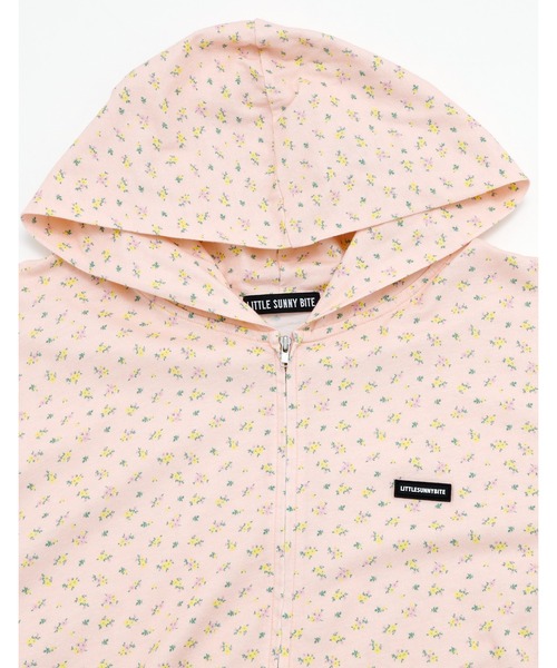 RS】【Little sunny bite】 floral light hoodie（パーカー）｜Little