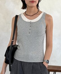 カップ付きフェイクレイヤードタンク