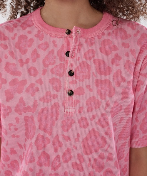 WISH FOR EVER（ウィッシュフォーエバー）の「ASSORT DRAW CODE HENRY NECK THERMAL T-SHIRT / アソートドローコードヘンリーネックサーマルTシャツ（Tシャツ/カットソー・メンズ・グリーン/リアルツリーカモ/グレー系その他/ブラック/グレー/ピンク・SMALL/MEDIUM/LARGE）」の13枚目の写真