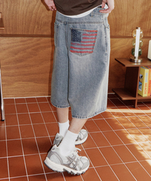 JEEP（ジープ）の「USAポケットグラフィックデニムバミューダパンツ(JR5DPU802LI)（その他パンツ）」
