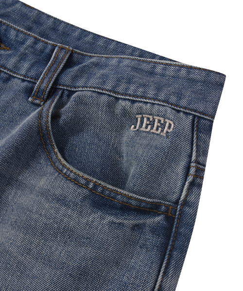 JEEP(ジープ)の「USAポケットグラフィックデニムバミューダパンツ(JR5DPU802LI)(その他パンツ・レディース・その他・26/28/30/32/34)」の2枚目の写真