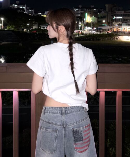 JEEP(ジープ)の「USAポケットグラフィックデニムバミューダパンツ(JR5DPU802LI)(その他パンツ・レディース・その他・26/28/30/32/34)」の5枚目の写真