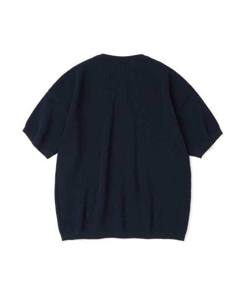 KNITTED(ニッティド)の「クールエバー ヘンリーネック 半袖ニット NAVY(ニット/セーター・レディース・その他・MEDIUM/LARGE/X-LARGE)」の7枚目の写真