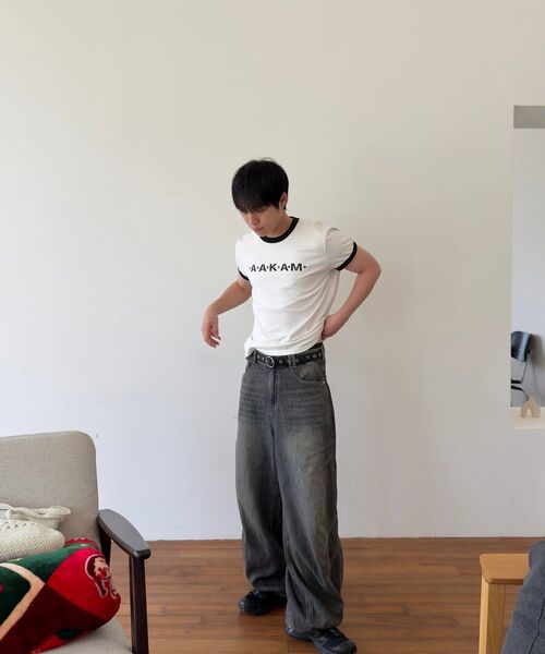 DECET（デケト）の「[リネンライク]リネンライクバルーンワイドジーンズ DCPT060ラスブラウン（デニムパンツ・メンズ・その他・34/32/30/28/26）」の5枚目の写真