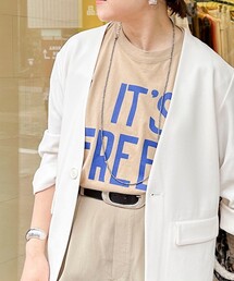 ノーリーズオフショルダー ベージュ Tシャツ長袖 Tシャツ｜トップス｜NOLLEY'S(ノーリーズ）｜NOLLEY'S MALL
