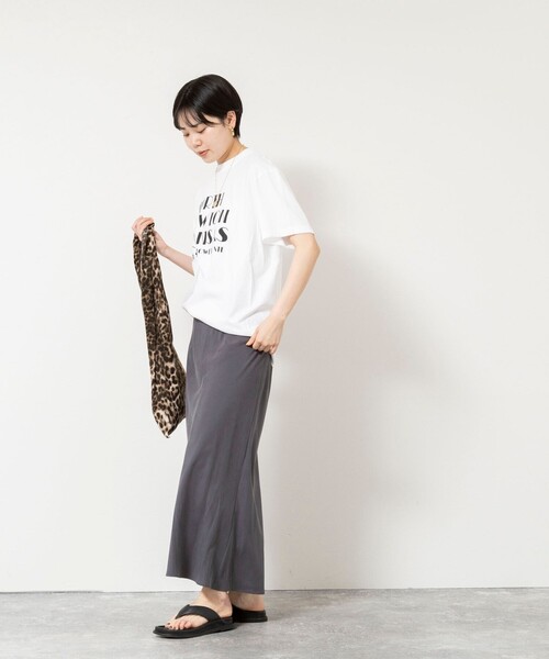 Rie Miller（リエミラー）の「【GULFCOAST SPORTSWEAR/ガルフ コースト スポーツウェア】別注プリントＴシャツ（Tシャツ/カットソー・レディース・ホワイト系その他3/ブラック系その他3/ベージュ系その他3/ブルー系その他7/ホワイト系その他4/ブラック系その他2/ベージュ系その他2・38）」の8枚目の写真
