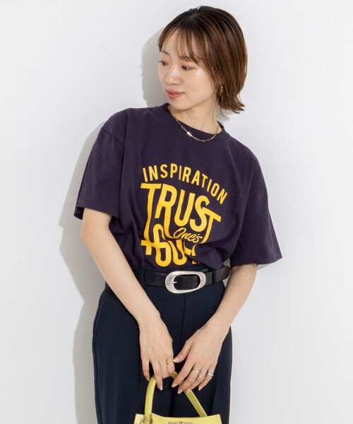 Rie Miller（リエミラー）の「【GULFCOAST SPORTSWEAR/ガルフ コースト スポーツウェア】別注プリントＴシャツ（Tシャツ/カットソー・レディース・ホワイト系その他3/ブラック系その他3/ベージュ系その他3/ブルー系その他7/ホワイト系その他4/ブラック系その他2/ベージュ系その他2・38）」の19枚目の写真
