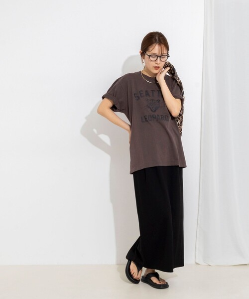 Rie Miller（リエミラー）の「【GULFCOAST SPORTSWEAR/ガルフ コースト スポーツウェア】別注プリントＴシャツ（Tシャツ/カットソー・レディース・ホワイト系その他3/ブラック系その他3/ベージュ系その他3/ブルー系その他7/ホワイト系その他4/ブラック系その他2/ベージュ系その他2・38）」の22枚目の写真