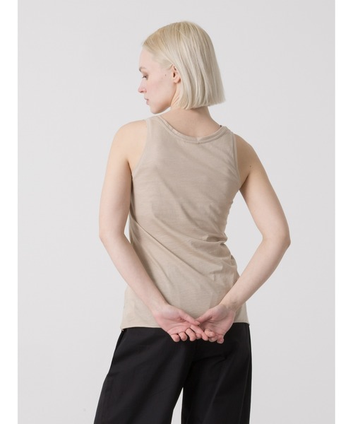 DIMENSIONE danza(ディメンシオーネ ダンツァ)の「ライトジャージータンクトップ(Tシャツ/カットソー・レディース・ブラック系/ベージュ/ホワイト・SMALL)」の10枚目の写真