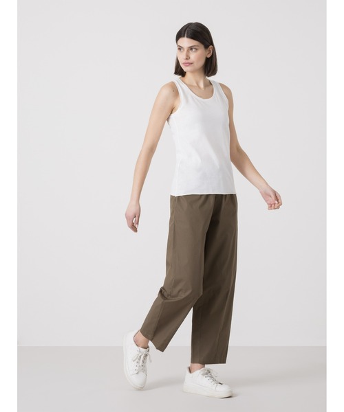 DIMENSIONE danza(ディメンシオーネ ダンツァ)の「ライトジャージータンクトップ(Tシャツ/カットソー・レディース・ブラック系/ベージュ/ホワイト・SMALL)」の5枚目の写真