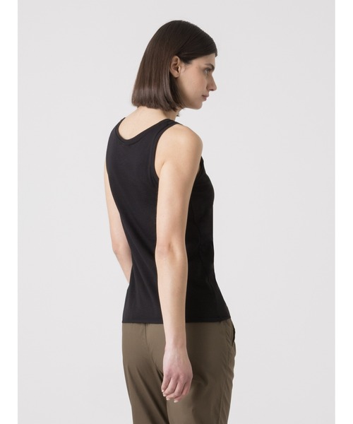 DIMENSIONE danza(ディメンシオーネ ダンツァ)の「ライトジャージータンクトップ(Tシャツ/カットソー・レディース・ブラック系/ベージュ/ホワイト・SMALL)」の8枚目の写真
