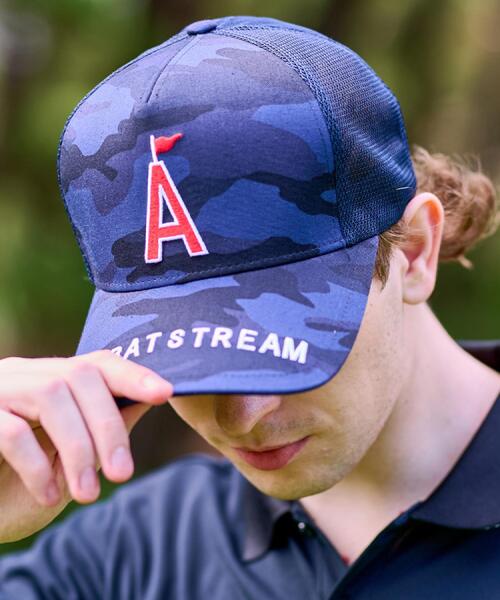 ADABAT STREAM（アダバットストリーム）の「迷彩メッシュキャップ（キャップ・メンズ・ブラック/ネイビー・00）」の6枚目の写真