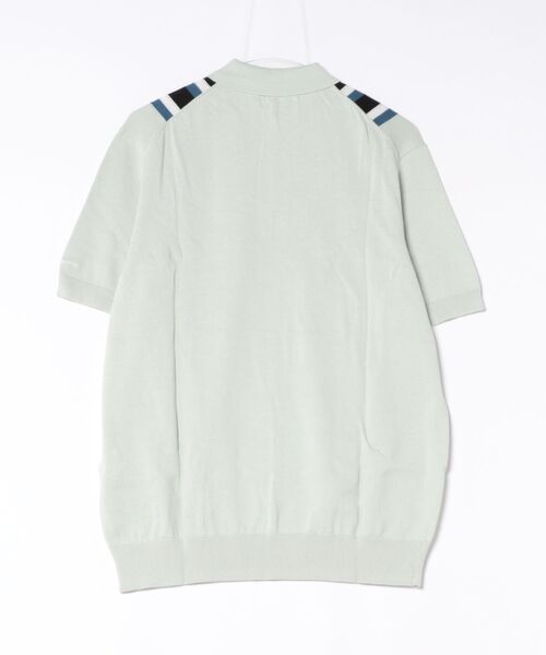 Ben Sherman(ベンシャーマン)の「バーティカルストライプポロ(ポロシャツ・メンズ・ライトブルー/ライトグリーン/ダークネイビー・LARGE/SMALL/MEDIUM/X-LARGE)」の13枚目の写真