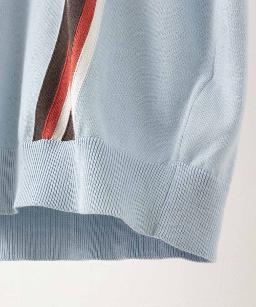 Ben Sherman(ベンシャーマン)の「バーティカルストライプポロ(ポロシャツ・メンズ・ライトブルー/ライトグリーン/ダークネイビー・LARGE/SMALL/MEDIUM/X-LARGE)」の9枚目の写真