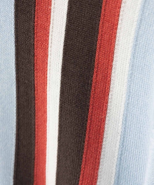 Ben Sherman(ベンシャーマン)の「バーティカルストライプポロ(ポロシャツ・メンズ・ライトブルー/ライトグリーン/ダークネイビー・LARGE/SMALL/MEDIUM/X-LARGE)」の10枚目の写真