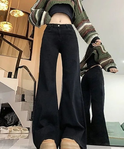 REBALANCE(リバランス)の「フレアデニムパンツ(デニムパンツ・レディース・B/A・MEDIUM/SMALL/LARGE)」の4枚目の写真