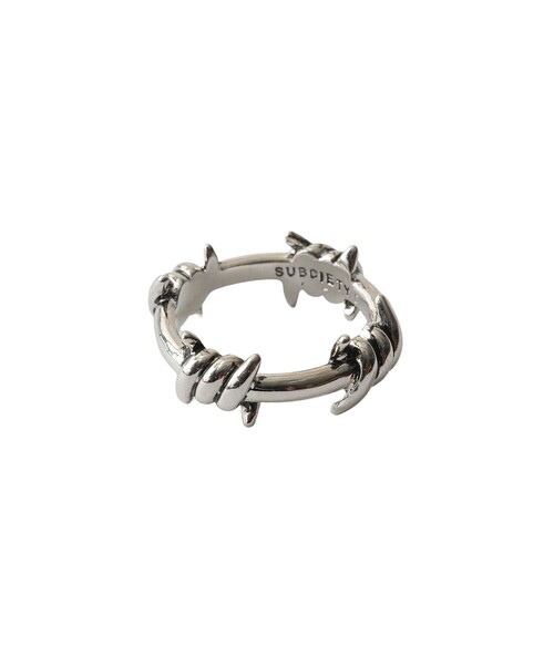 Subciety(サブサエティ)の「Barbed wire ring(リング・メンズ・シルバー・15号/21号/19号/17号)」の12枚目の写真
