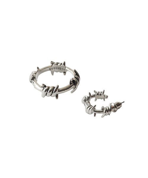 Subciety(サブサエティ)の「Barbed wire ring(リング・メンズ・シルバー・15号/21号/19号/17号)」の14枚目の写真