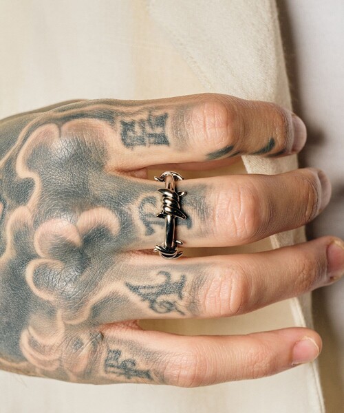 Subciety(サブサエティ)の「Barbed wire ring(リング・メンズ・シルバー・15号/21号/19号/17号)」の15枚目の写真