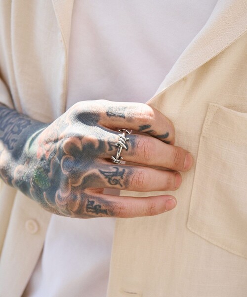 Subciety(サブサエティ)の「Barbed wire ring(リング・メンズ・シルバー・15号/21号/19号/17号)」の19枚目の写真
