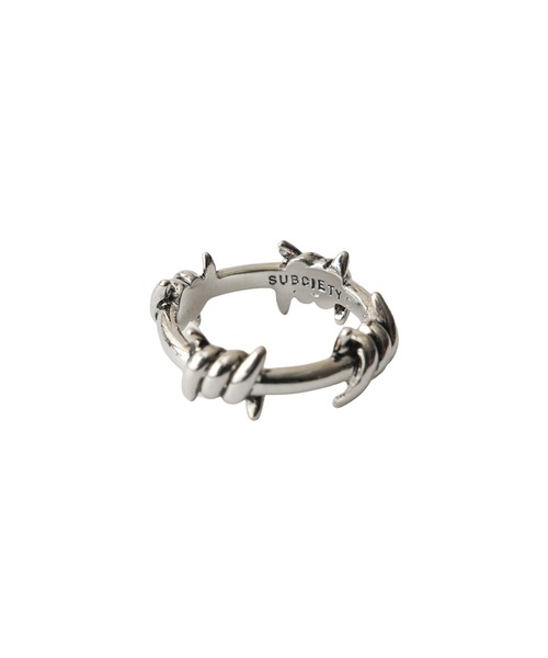 Subciety（サブサエティ）の「Barbed wire ring（リング・メンズ・シルバー・15号/21号/19号/17号）」の9枚目の写真