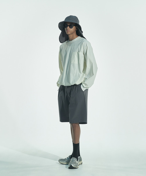 VICTIM(ヴィクティム)の「VICTIM ヴィクティム / ×CA4LA SUNSHADE HAT カシラコラボレーションサンシェードハット 接触冷感 シワ防止 速乾 / VTM-26-A-005(ハット・メンズ・グレー/ブラック/ネイビー・FREE)」の4枚目の写真