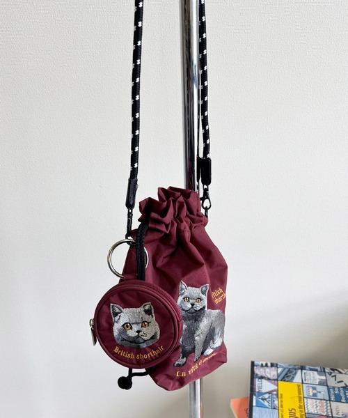 cepo(セポ)の「【WEB限定】アニマル刺繍コードミニショルダーポーチバッグ2(ショルダーバッグ・レディース・ブラウン/レッド・FREE)」の11枚目の写真